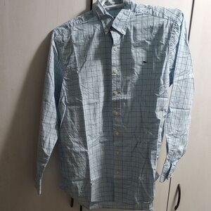 👕🧊 Vineyard Vines Blue Casual Button Down Shirt
